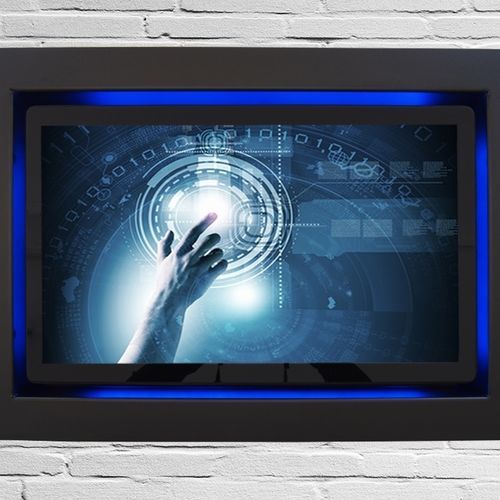 Multitouch screen panel PC - TIW15.6-PC-B - WES Systeme Electronic GmbH - LCD / PCAP capacitive touch screen / 15.6"