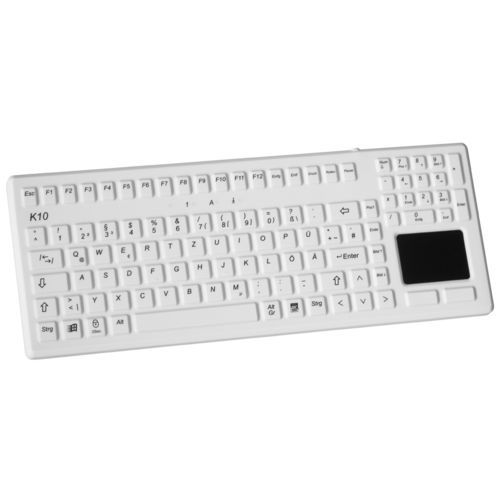 Desktop keyboard - TASTATUR-SILIKON-TPAD - WES Systeme Electronic GmbH - with mechanical keys / 108-key / with touchpad