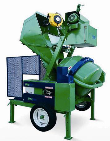 Electric concrete mixer - FG2C series - unimec - hydraulic / diesel / mobile