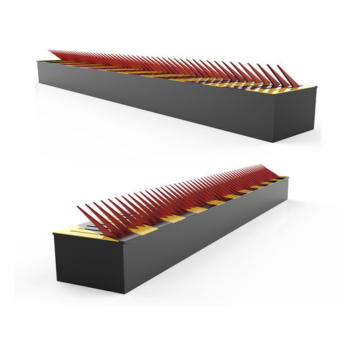 Road blocker retractable bollard - Shenzhen Unisec Technology Co.,Ltd - steel