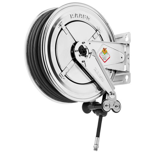Hose reel - 8432.402 - RAASM SpA - self-retracting / construction / for oil