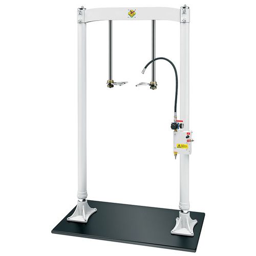 Pneumatic lifting device - 10/82 - RAASM SpA - twin-ram / for drums / oil