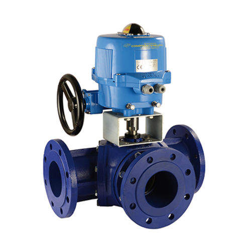 Ball valve - U2 series - Comparato Nello S.r.l. - with handwheel / for water / flange
