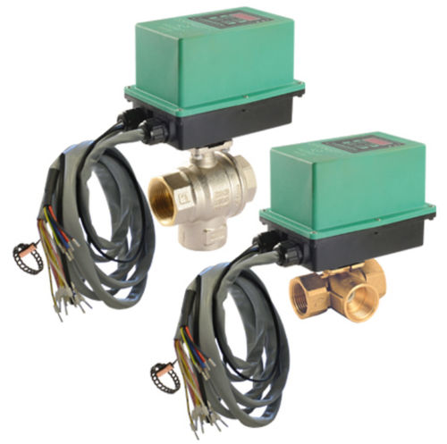 Ball valve - COMPAMIX PR - Comparato Nello S.r.l. - electrically-actuated / for control / for water