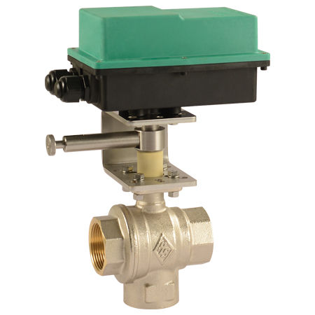 Ball valve - CY242R series - Comparato Nello S.r.l. - electric / for control / regulating