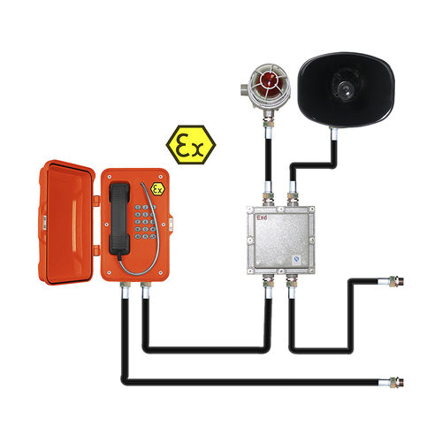 telephone with flashing beacon - J&R Technology Ltd