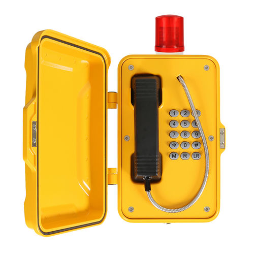 VoIP telephone - JR103-FK-B - J&R Technology Ltd - IP67 / for tunnel / weather-resistant