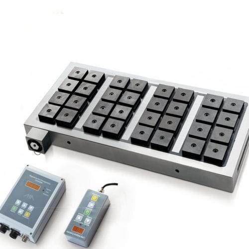 Electro-permanent magnetic chuck - CNC series - SXKH GLOBAL - round / rectangular / square