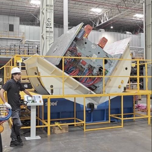 Mold rotator - FMG-70T - SXKH GLOBAL - metal frame / for structural frame / for metal sheets