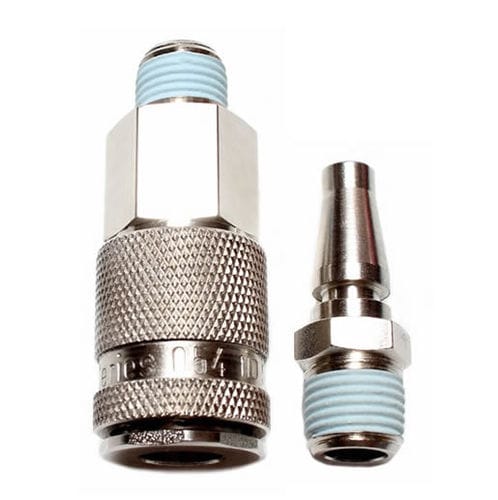 Hydraulic fitting - 054 series - Kee Connections - pneumatic / quick / nickel-plated brass