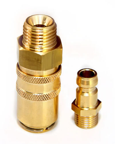 Hydraulic fitting - 060 series - Kee Connections - pneumatic / quick / 90° angle