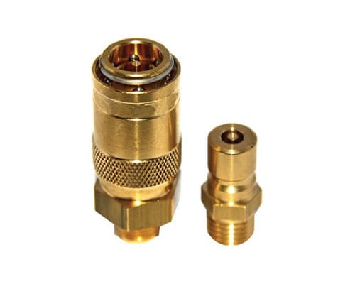 Hydraulic fitting - 328 series - Kee Connections - pneumatic / quick / 90° angle