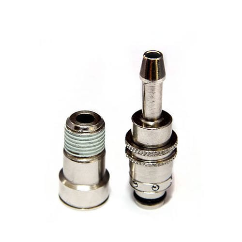 Coolant fitting - 749 series - Kee Connections - quick / nickel-plated brass / stainless steel