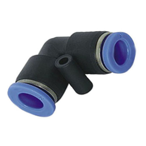 Vacuum fitting - P-EE series - Kee Connections - threaded / elbow / thermoplastic