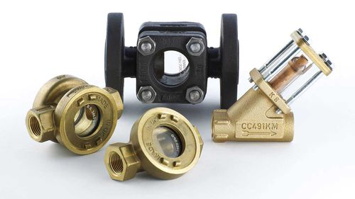 Monitoring sight glass - SG series - Spirax Sarco - stainless steel / carbon steel / brass