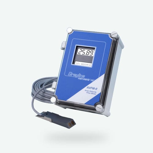 Volume flow meter - Greyline AVFM - Toscano Linea Electronica - for liquids / portable / for partially-filled pipes