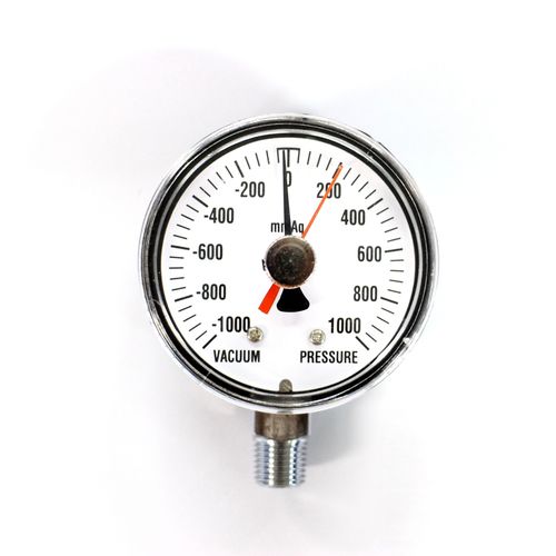 Pressure gauge with store maximum indicator