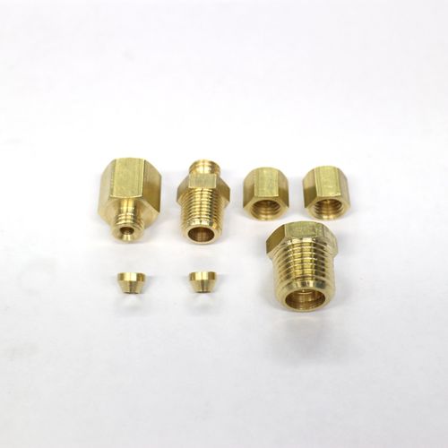 Compressed air fitting - FT-BR - Seasons Gauge Co., Ltd - for vacuum / threaded / compression