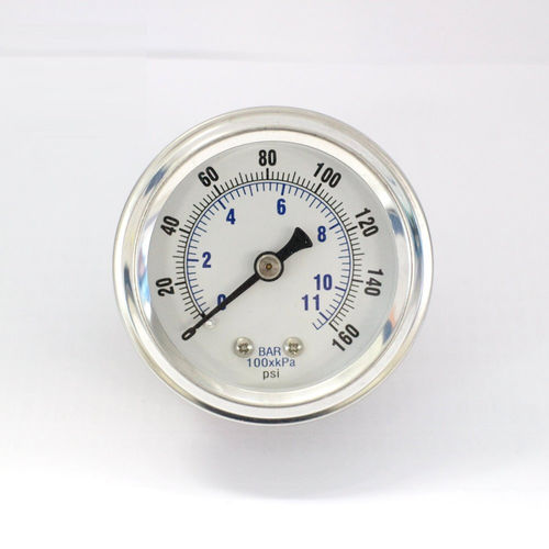 Analog pressure gauge PG50160PSISZ Seasons Gauge Co., Ltd panel
