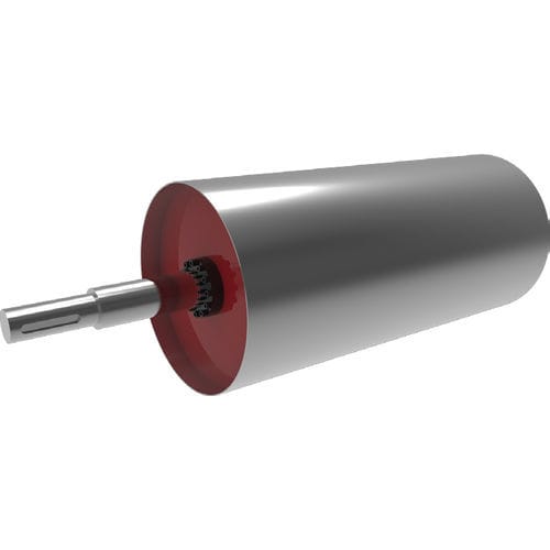 Magnetic pulley - IDEMAG - for belt conveyors / metal / horizontal