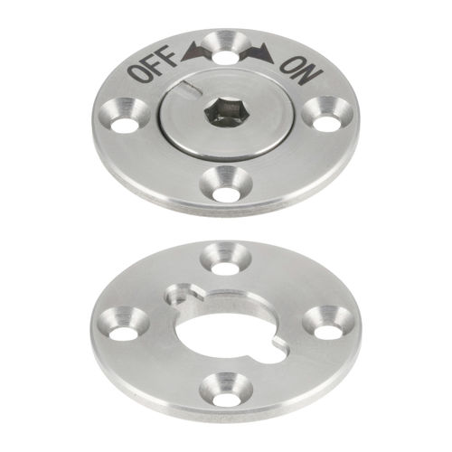 Food industry machinery quarter-turn fastener - QCFCH - Imao Corporation - for panels