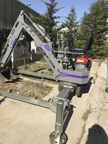 Mini-excavator - 2E64 - Minitrucks Robotics - wheeled / diesel / compact