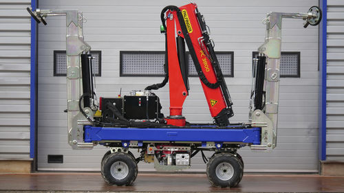 Motorized cart spider crane - CA series - Minitrucks Robotics - telescopic / all-terrain / lifting