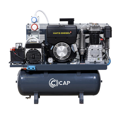 Piston compressor - ARCO100-MT - CAP srl - air / diesel-powered / stationary