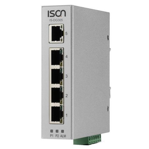 Unmanaged ethernet switch - IS-DG305  - ISON Technology Co., Ltd. - 5 ports / layer 2 / DIN rail