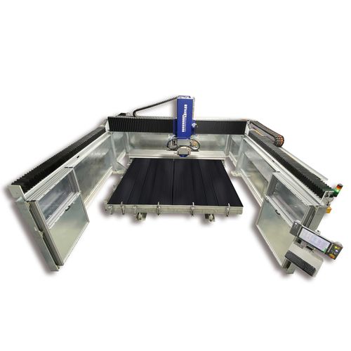 CNC bridge saw - LDZ 2000 - burkhardt-hensel - 5-axis / for stone