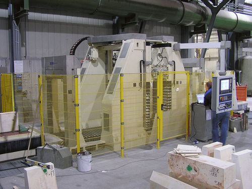 Precision grinding machine - WSM 547 FF - burkhardt-hensel - calibrating