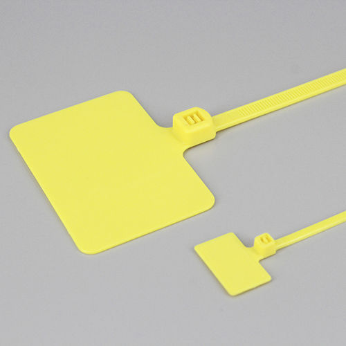 Nylon cable tie - DM series - DEMOELE / Wenzhou Duanmeng Electric Co.,Ltd - flameproof / UV-resistant / large marker