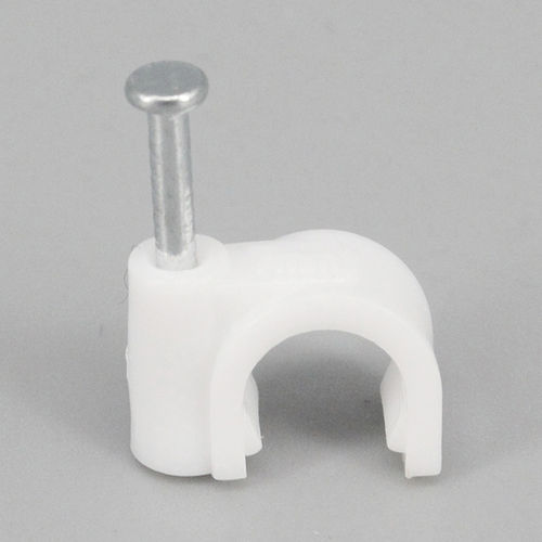 Cable clip - DEMOELE / Wenzhou Duanmeng Electric Co.,Ltd - steel / polyethylene / fixing