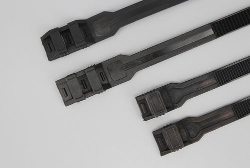 Plastic cable tie - DM-180DL	 - DEMOELE / Wenzhou Duanmeng Electric Co.,Ltd - flameproof / inside serrated / for heavy loads