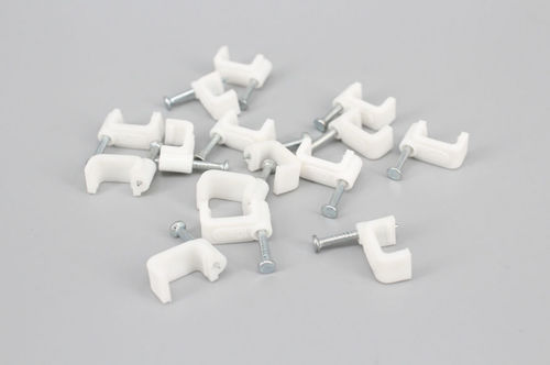 Steel cable clamp - DEMOELE / Wenzhou Duanmeng Electric Co.,Ltd - plastic / flat