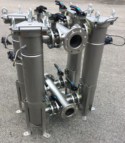 Bag filtration system - Allied Filter Systems Ltd - for liquids / modular / stainless steel