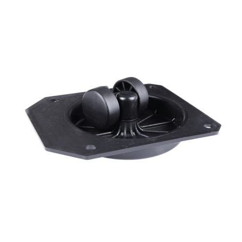 Swivel caster - 8510/30 - KARWEG GmbH & Co. KG - base plate / low-profile wheel / for hard floor