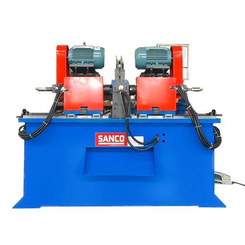 Pneumatic chamfering machine - DJ-52/80/120 P-II - SANCO GROUP CO., LIMITED - pipe / bar / double-head