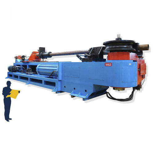 Electro-hydraulic bending machine - SB-219CNC-SR-H - SANCO GROUP CO., LIMITED - fully-electric / steel tube / exhaust tube