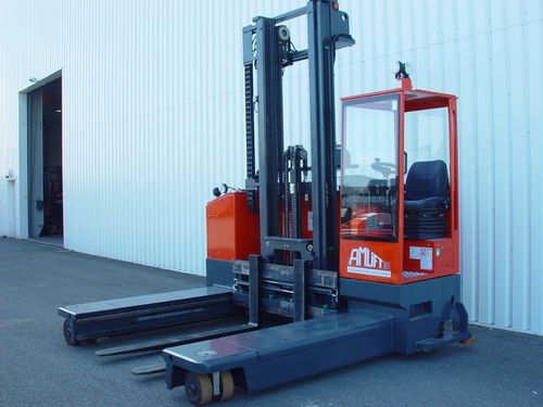 Electric forklift - CEL 35-12 - AMLIFT - ride-on / 4-wheel / multi-directional