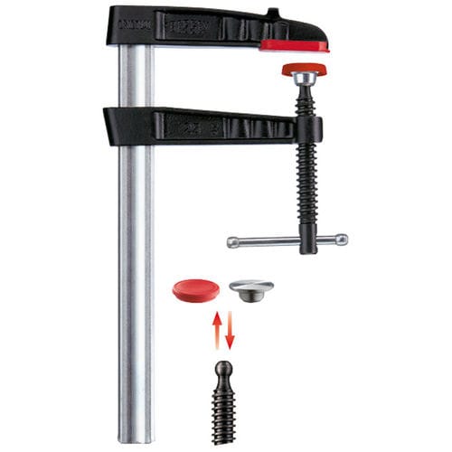 Screw clamp - TG-K series - BESSEY Tool GmbH & Co. KG - malleable cast iron