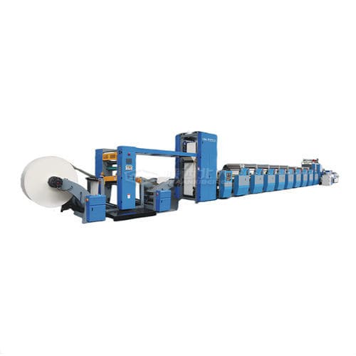 Plastic film printing press - Shaanxi Beiren Printing Machinery Co.,Ltd - for labels / for cardboard / for packaging