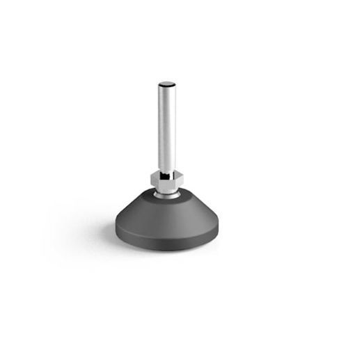 Articulated foot - S40810 - Alutec Group srl - machine / rubber / stainless steel