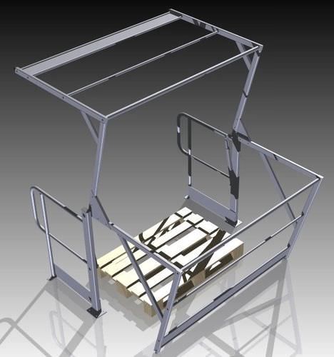 Security safety pivot gate - ARMAURIC-LUX-SA - retractable