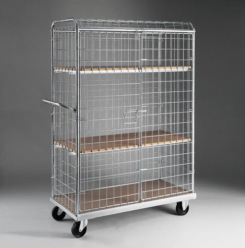 Transport cart - Creaciones Marsanz S.A - storage / metal wire / shelf