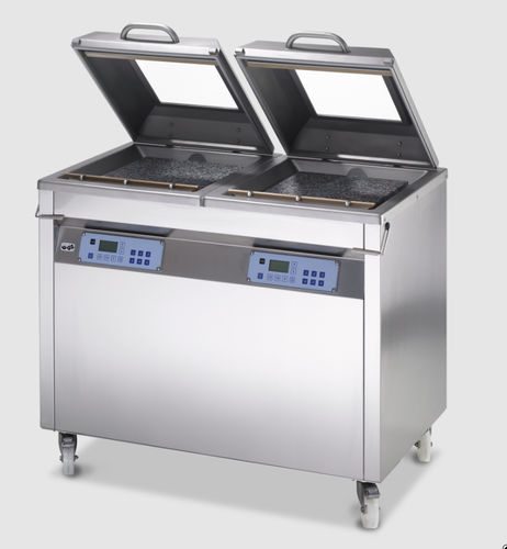 Semi-automatic packing machine - C 300 Twin - MULTIVAC Group - double-chamber / vacuum / with sealing bar