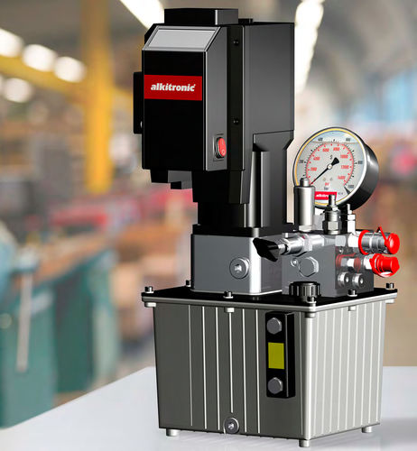 Electrically-powered hydraulic pump - VELOX - alkitronic alki TECHNIK GmbH - for tools / heavy-duty / rugged