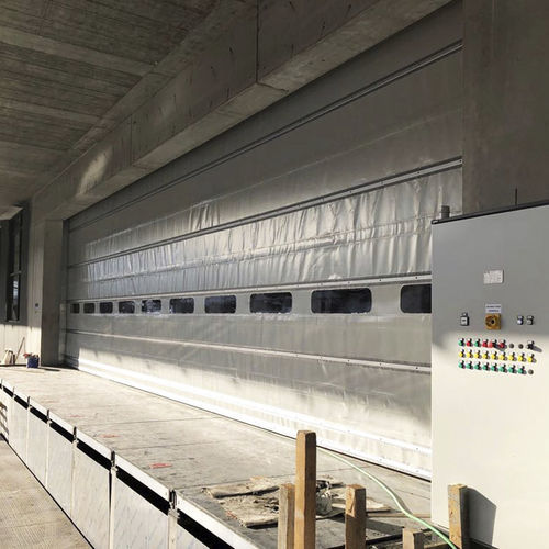 Fold-up door - Belt Dual - IPR ITALIA SRL - indoor / garage / automatic