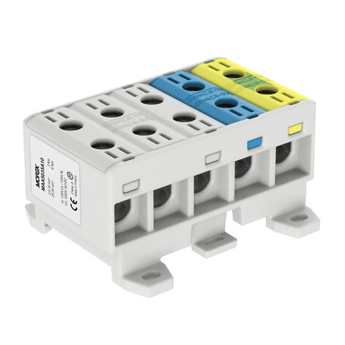 DIN rail-mounted terminal block - MAA5035A10 - MOREK - screw connection