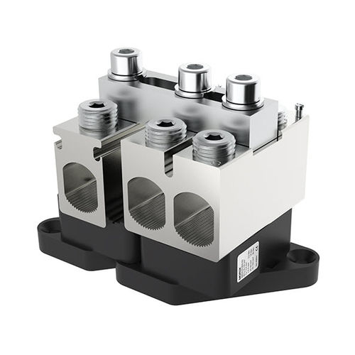 Panel-mount terminal block - MAB3150S10 - MOREK - screw connection / test and disconnect / grounding